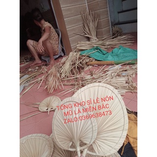 QUẠT MO (cỡ to) quạt lá cọ trang trí