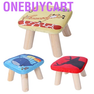 Ghế Ngồi Bằng Gỗ Kèm Vải Nỉ Họa Tiết Chữ Độc Đáo Trang Trí Phòng Khách Cho Bé