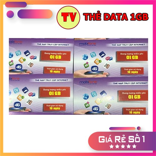 THẺ DATA 1G 1.4G 3.5G 2.8G 2.1G SD 30 NGÀY VÀ 1.4G 1G SD 10 NGÀY MOBI XÀI 3G/4G