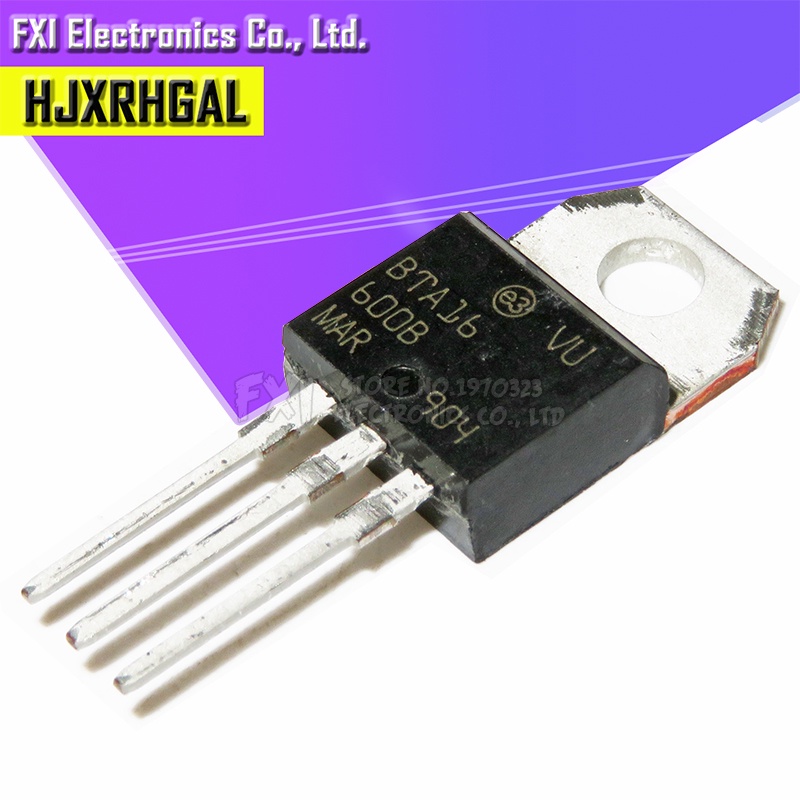 10 chiếc BTA16-600B BTA16-600 TO-220 TO220 BTA16 600V 16A TRIACS Mới nguyên bản