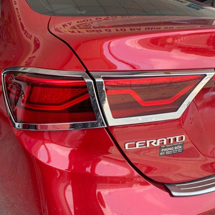 [Cerato, K3, Forte 2019] Ốp Viền Đèn Pha, Hậu Mạ Crom Cho Xe - Kia Cerato, K3, Forte 2019