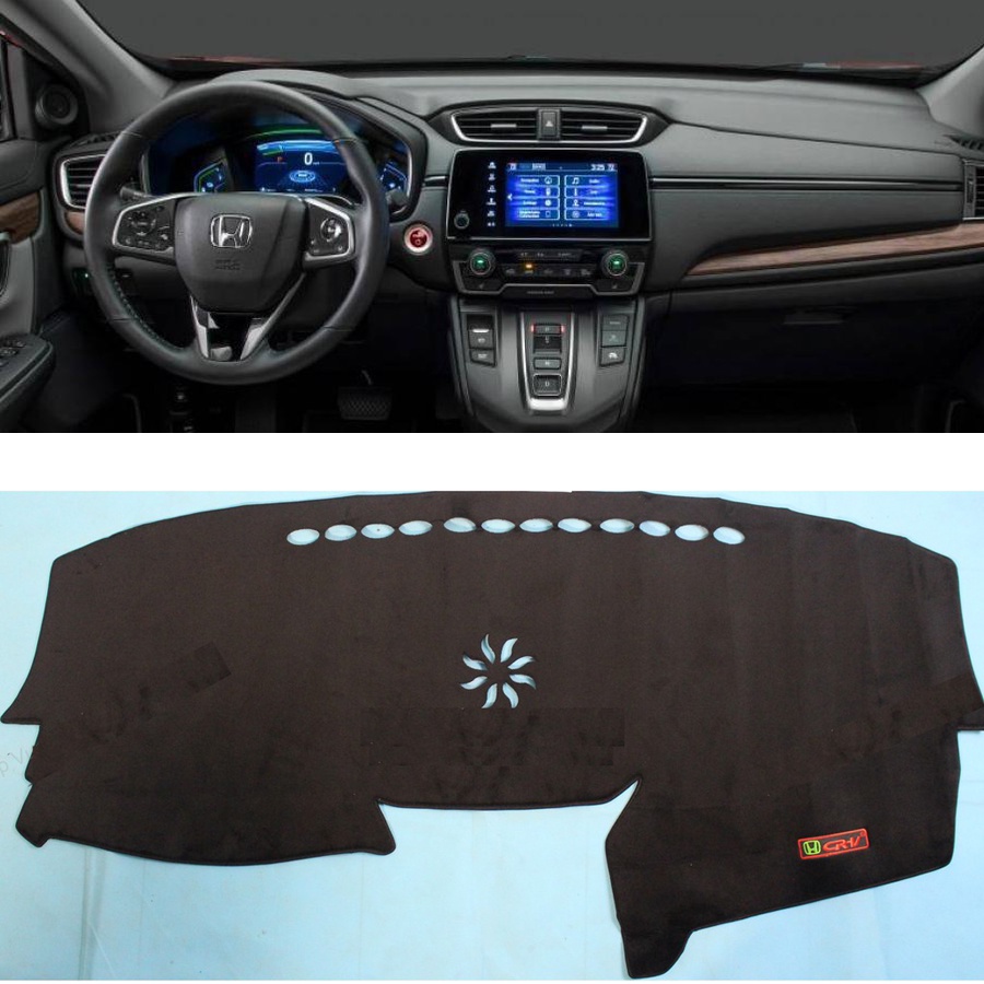CRV 2018, 2019, 2020, 2021, 2022 Tấm Che Nắng Taplo Chống Trượt 3 Lớp CHẤT LIỆU NHUNG MỊN Loại 1