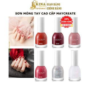 Sơn móng tay maycreate nhanh khô nhiều màu tuỳ chọn nội địa trung skina 10g