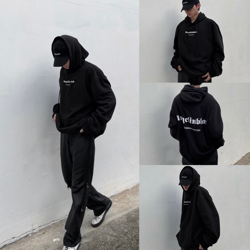 ÁO HOODIE ANGEL HÀNG CHÍNH HÃNG ( ĐEN & XÁM ) | BigBuy360 - bigbuy360.vn