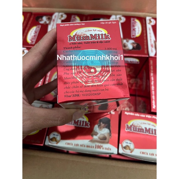 CỐM LỢI SỮA MUMMILK YẾN SÀO CHO PHỤ NỮ SAU SINH