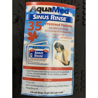 Muối rửa mũi AquaMed 35 gói