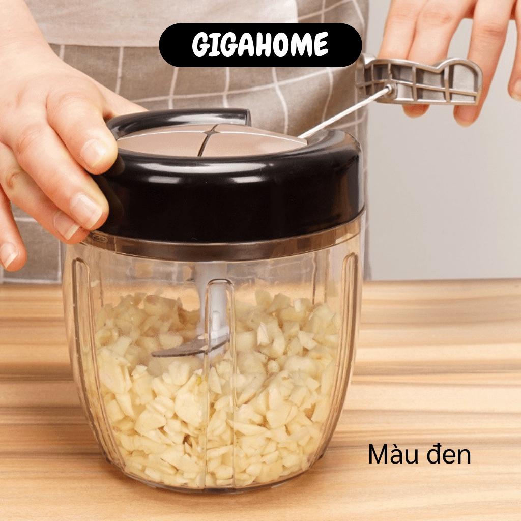 Máy Xay Tỏi Cầm Tay GIGAHOME Máy Nghiền Tỏi, Ớt, Thực Phẩm Đa Năng Loại Lớn 5 Lưỡi 900ml  9869