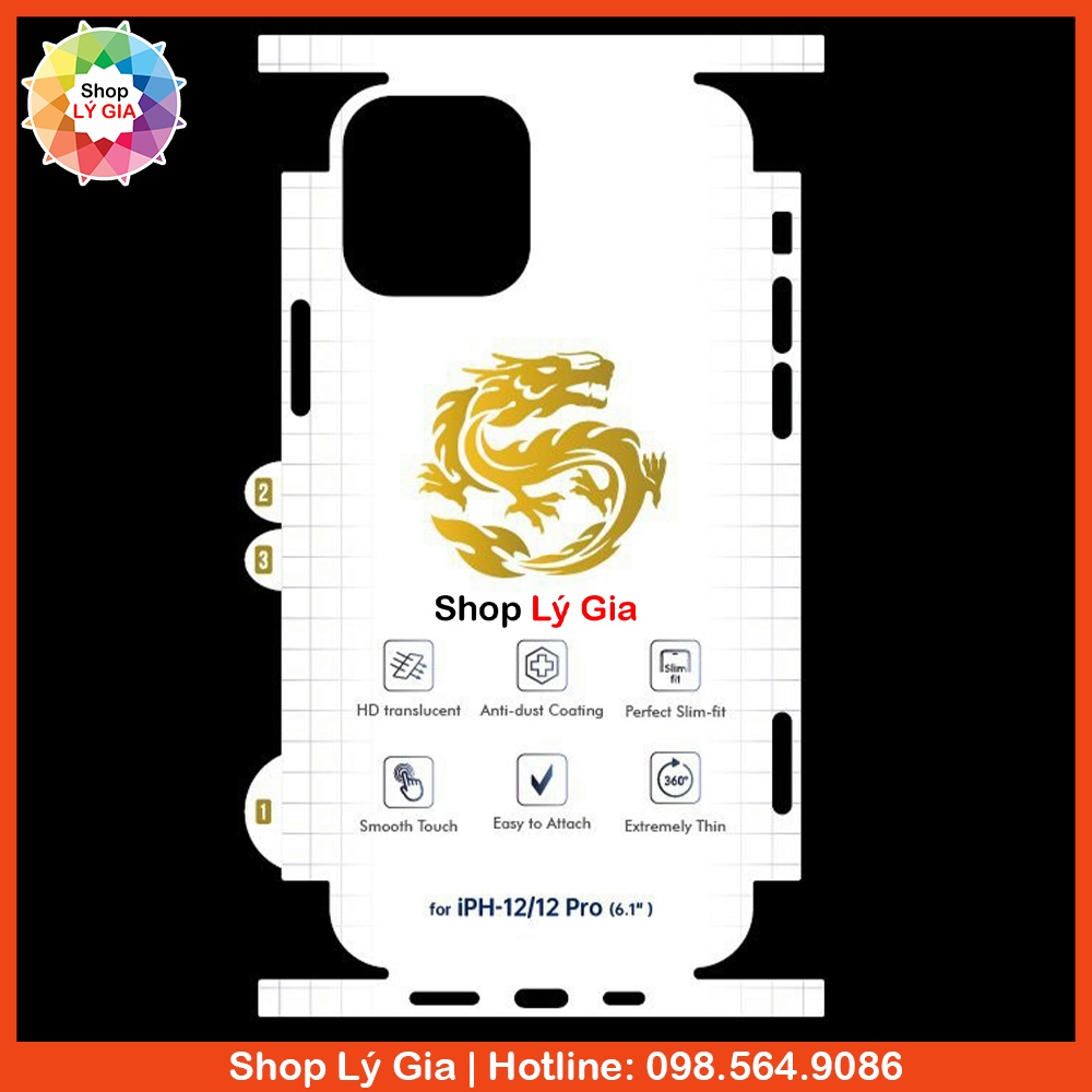 Miếng dán PPF mặt lưng nhám/trong suốt cho iPhone (tặng kèm gạt vải hỗ trợ dán skin)| iPhone 13/12/11/X/XR/XS Max/8/7/6