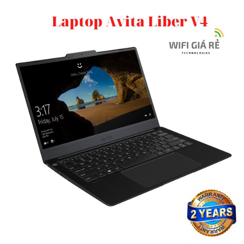 Laptop AVITA LIBER V14- Màu Đen Mờ Matt BlackIntel-Core I5-10210U, RAM 8GB, SSD 512MB,14", Bảo Hành 24 Tháng | BigBuy360 - bigbuy360.vn