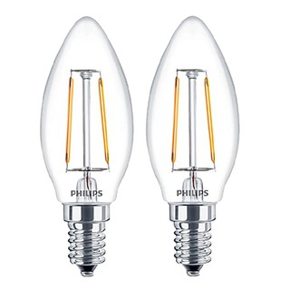 BÓNG ĐÈN PHILIPS LED CLASSIC 2W 2700K E14 B35