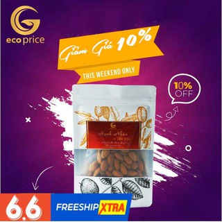 Hạt hạnh nhân phô mai ecoprice- túi -100g - hạt hạnh nhân úc tách vỏ vị phô mai - hat hanh nhan tach vo