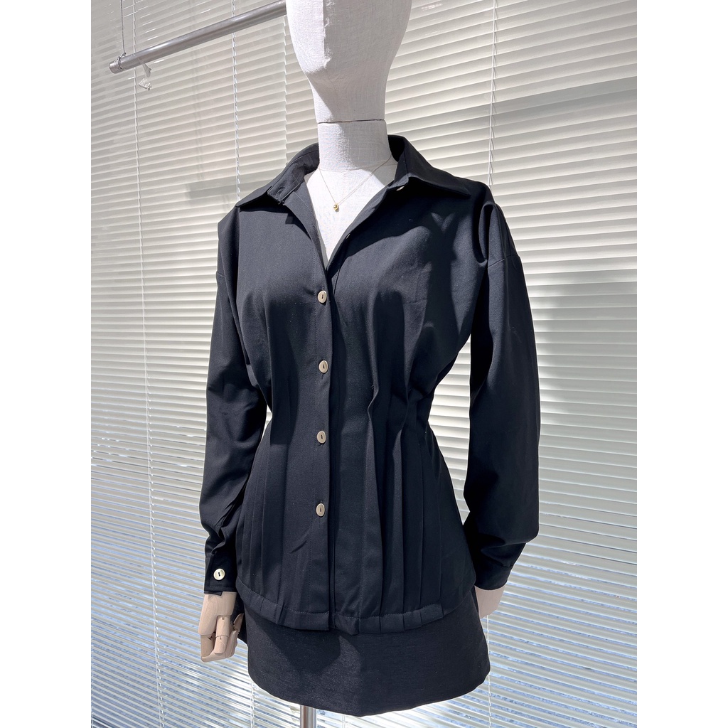 Áo sơ mi chiết eo , Peace House Clothing