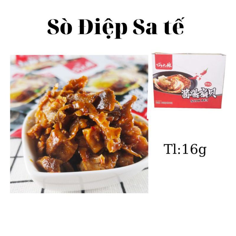 SÒ ĐIỆP NƯỚNG SATE VỊ HÀNH CAY ĂN LIỀN - LÙN CON FOOD