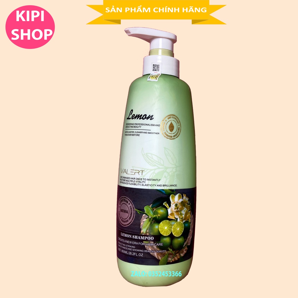 CẶP DẦU GỘI XẢ LEMON VALERT CHANH & HOA BƯỞI| kích thích mọc tóc, ngăn gàu, nấm. CHÍNH HÃNG UK ALYA