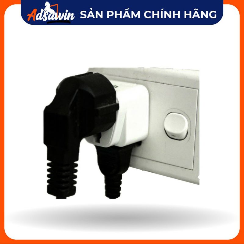 Phích cắm (Ổ cắm) TOSHINO CO6S-A THAILAND chuyển đổi 3 chấu sang 2 chấu chống cháy.