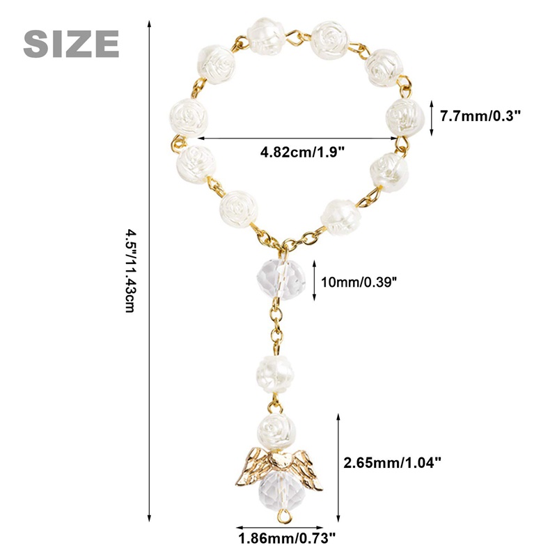 Bộ 30 Hạt Nhựa Rosary Thiên Thần Cho Trang Trí Tiệc