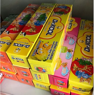 Kem đánh răng Trẻ Em Dr.Kool Kid Hương Dâu - Cam - Chuối 75g x144 hộp