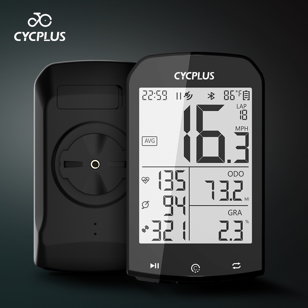 Phụ kiện xe đạp Cycplus M1 / ​​Gps / Máy tính / Đồng hồ tốc độ / Moped Bluetooth 4.0 Ant +