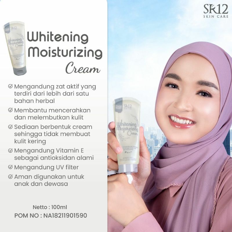 Kem làm trắng da mặt và toàn thân BPOM/ WHITENING MOISTURIZING SR12
