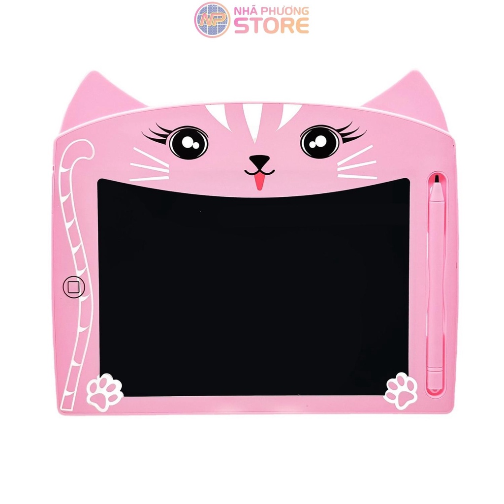 Bảng Tự Xóa Hình Mèo 8,5 Inch Đa Màu