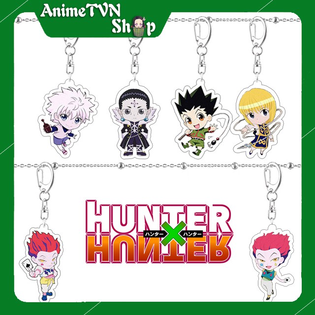 Móc khoá Mica anime Hunter x Hunter (thợ săn) - Nhựa Cứng Acrylic In 2 mặt ( ảnh thật )