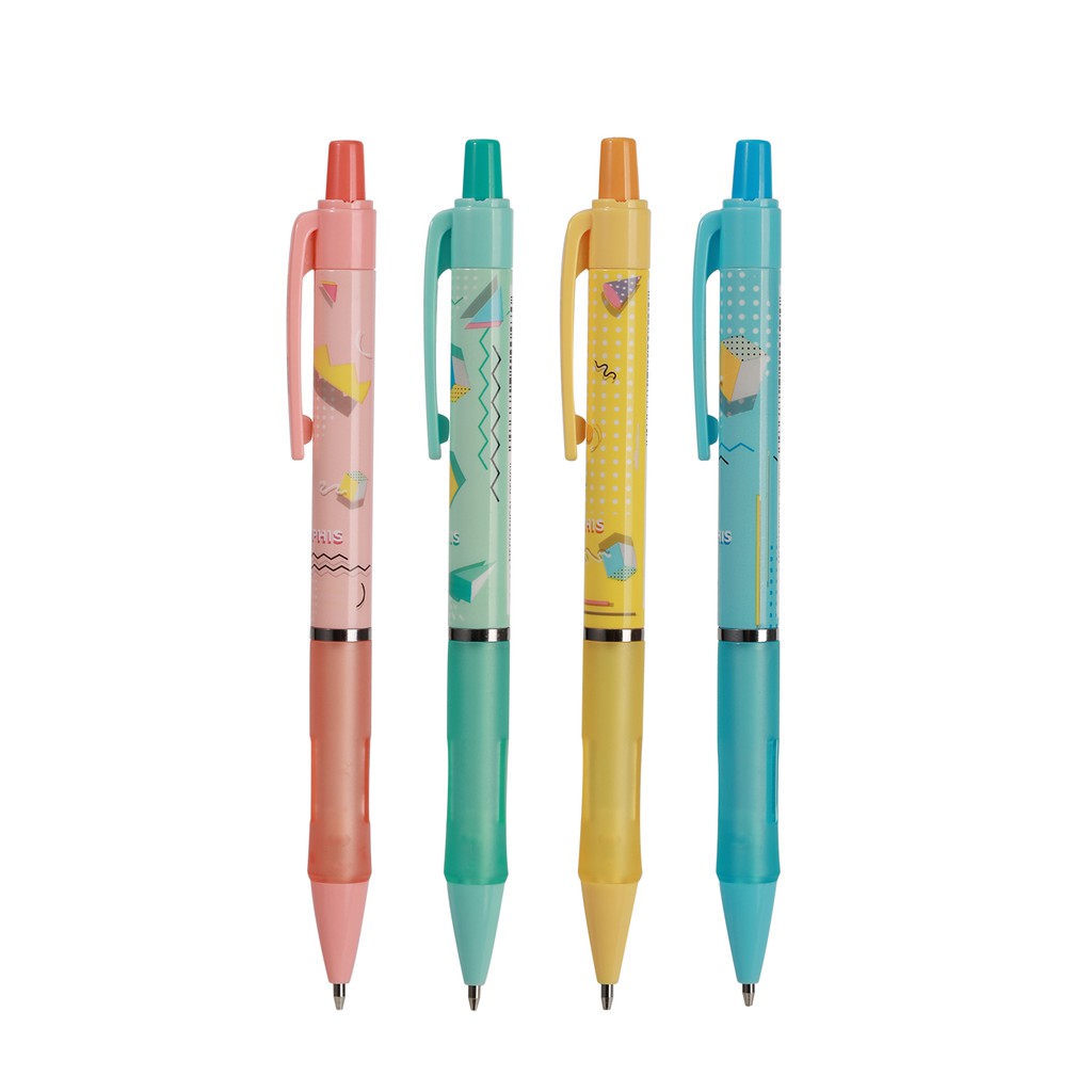 Bút chì kim bấm ngòi 0.5 -0.7mm Deli nhiều màu vỏ nhựa cao cấp an toàn cho học sinh,dân văn phòng họa tiết hoa quả EU715