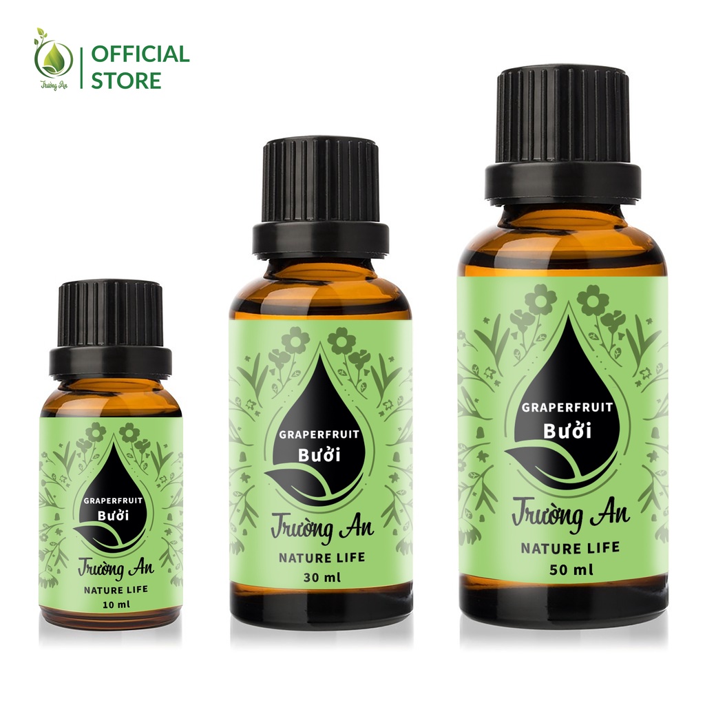 Tinh dầu Bưởi Grapefruit Trường An Essential Oil, xuất sứ thiên nhiên không pha tạp chất, có giấy kiểm định COA