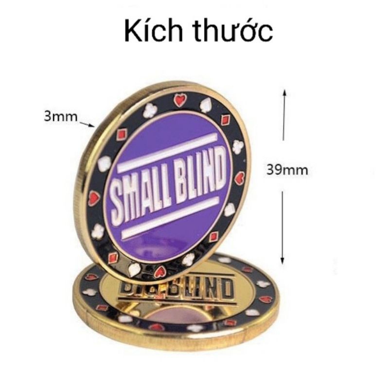 Nút Big Blind, Small Blind cho Poker