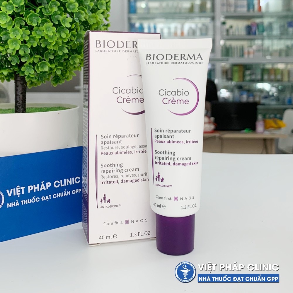 Kem dưỡng Bioderma Cicabio Cream - Phục Hồi và Làm Dịu Da 40ml