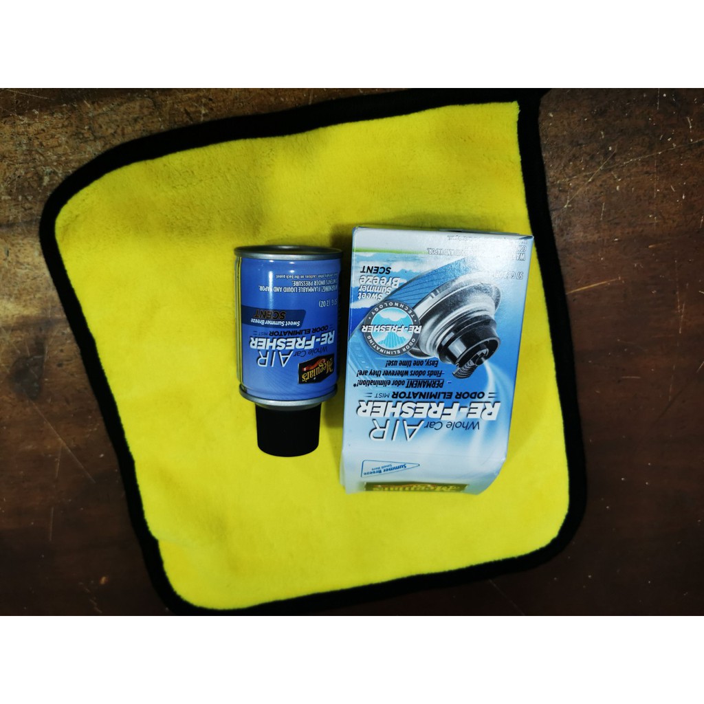 Meguiar's Xịt Khử Mùi, Diệt Khuẩn Nội Thất Xe Hơi Hương mùa hè Air Refesher Summer Breeze Scent G16602 Tặng Khăn