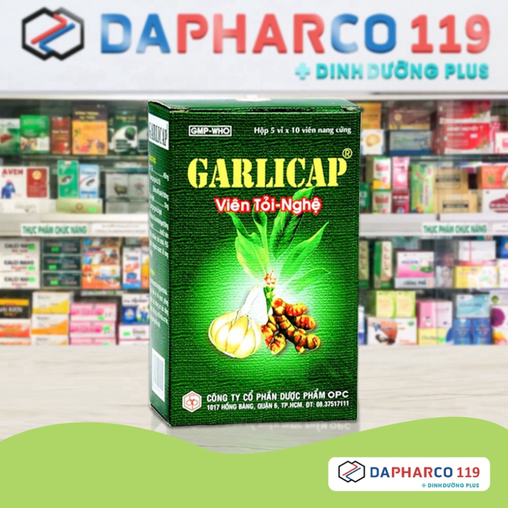 Garlicap viên tỏi nghệ 1