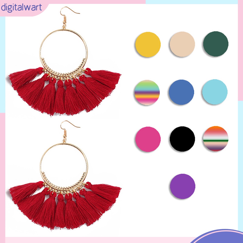 Hoa Tai Kim Loại Phong Cách Bohemia Thời Trang Cho Nữ