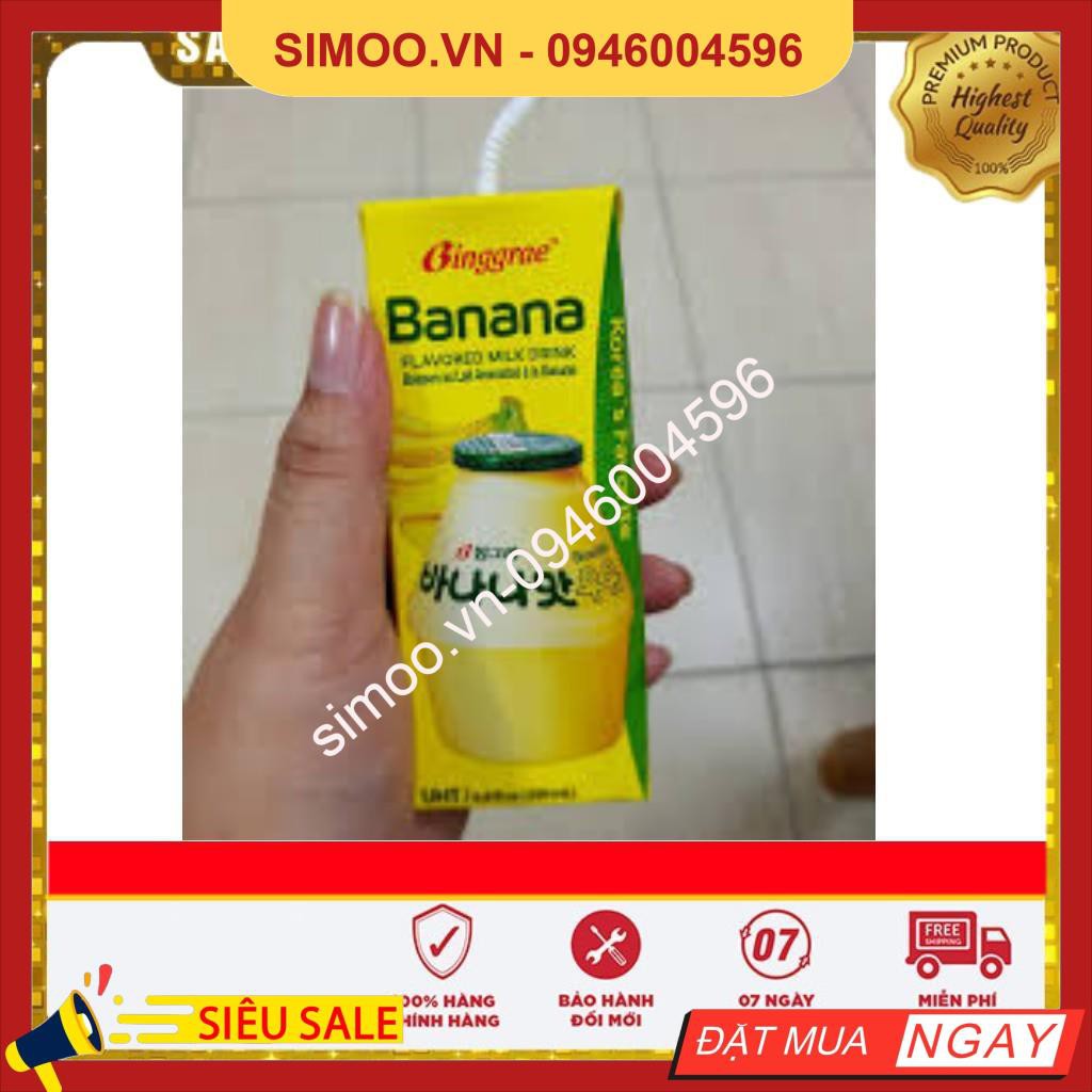 SỮA CHUỐI BINGGRAE HÀN QUỐC HỘP 200ML