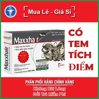 Ưu đãi 3 hộp maxxhair new 30 viên tặng ngay 1 chai xịt mọc tóc vioga hair 30ml