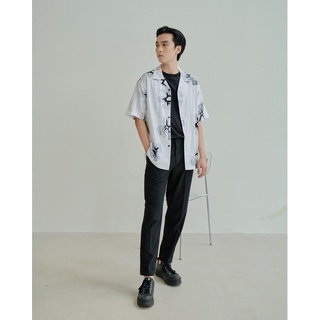 Áo sơmi hoạ tiết nam