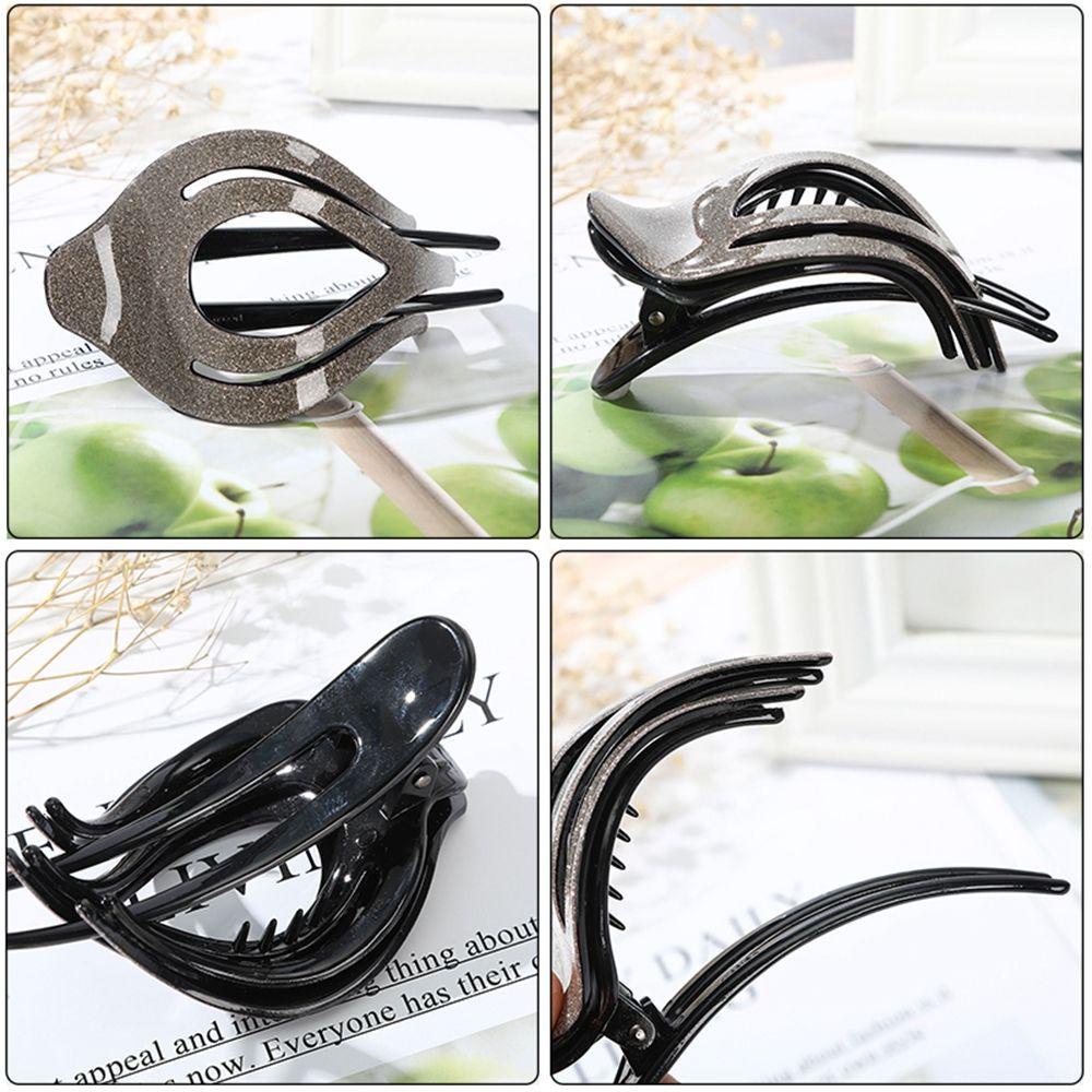 Kẹp Tóc Càng Cua Họa Tiết Trái Tim / Hình Học Rỗng Dễ Thương Ngọt Ngào Thời Trang Mùa Hè WMES15H