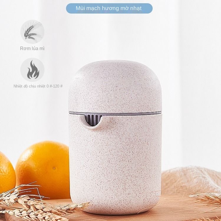 Dụng cụ vắt cam kèm ép trái cây mini 2 in 1 lúa mạch ăn toàn cho sức khoẻ