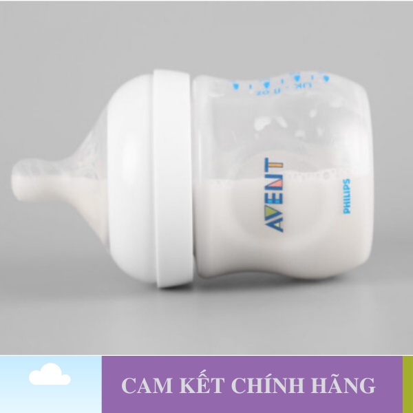 Bình sữa Avent Natural 125ml - núm số 1 dành cho bé từ sơ sinh trở lên