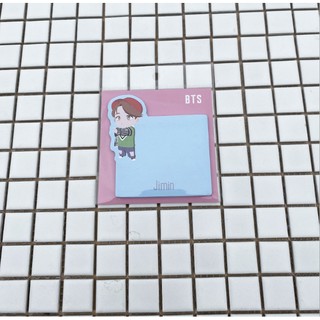 Giấy note hình chibi Bangtan pop up store unoff