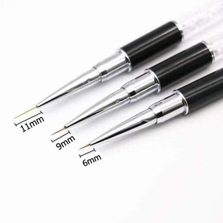 Cọ râu cán đá, cọ vẽ nét nail siêu thẳng