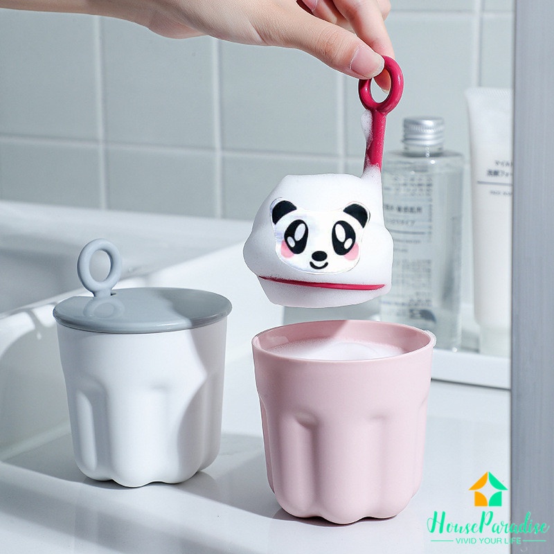 Dụng Cụ Tạo Bọt Sữa Rửa Mặt / Xà Phòng Hình Dáng Dễ Thương Nhỏ Gọn