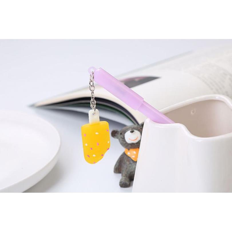 Bút Gel Nước Mực Đen Que Kem H71