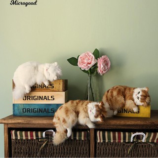 Mô hình mèo con nhồi bông đáng yêu trang trí cho xe hơi