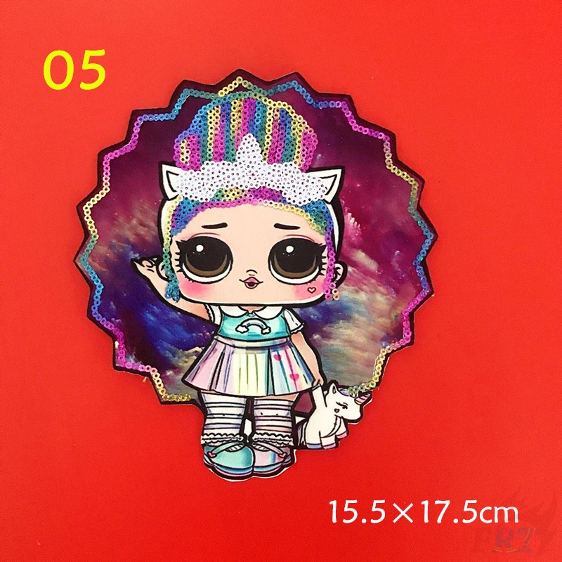 ☸ Game：LOL Suprise Patch ☸ 1Pc Sequins Girl Diy Sew On Patch（LOL Suprise - Series 04）