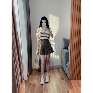 Áo len polo kẻ sọc