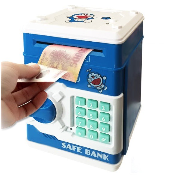 * CHỌN MẪU * Két sắt mini cho bé mật mã 4 số / két ATM thông minh sử dụng pin / ống heo tiết kiệm tiền