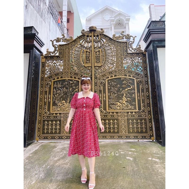 #BIGSIZE ĐẦM HOA CỔ BÈO TIỂU THƯ | BigBuy360 - bigbuy360.vn