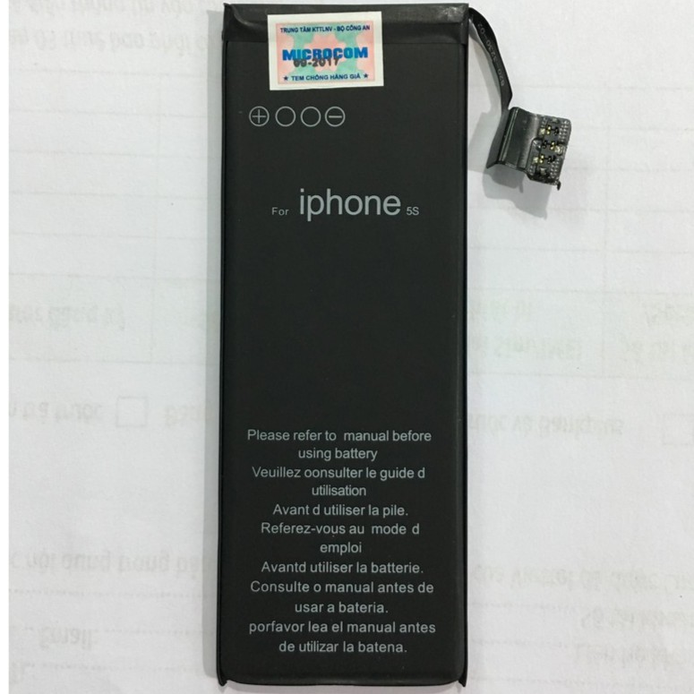 Pin thay thế cho iPhone 5/5s chính hãng Microcom bảo hành 12 tháng