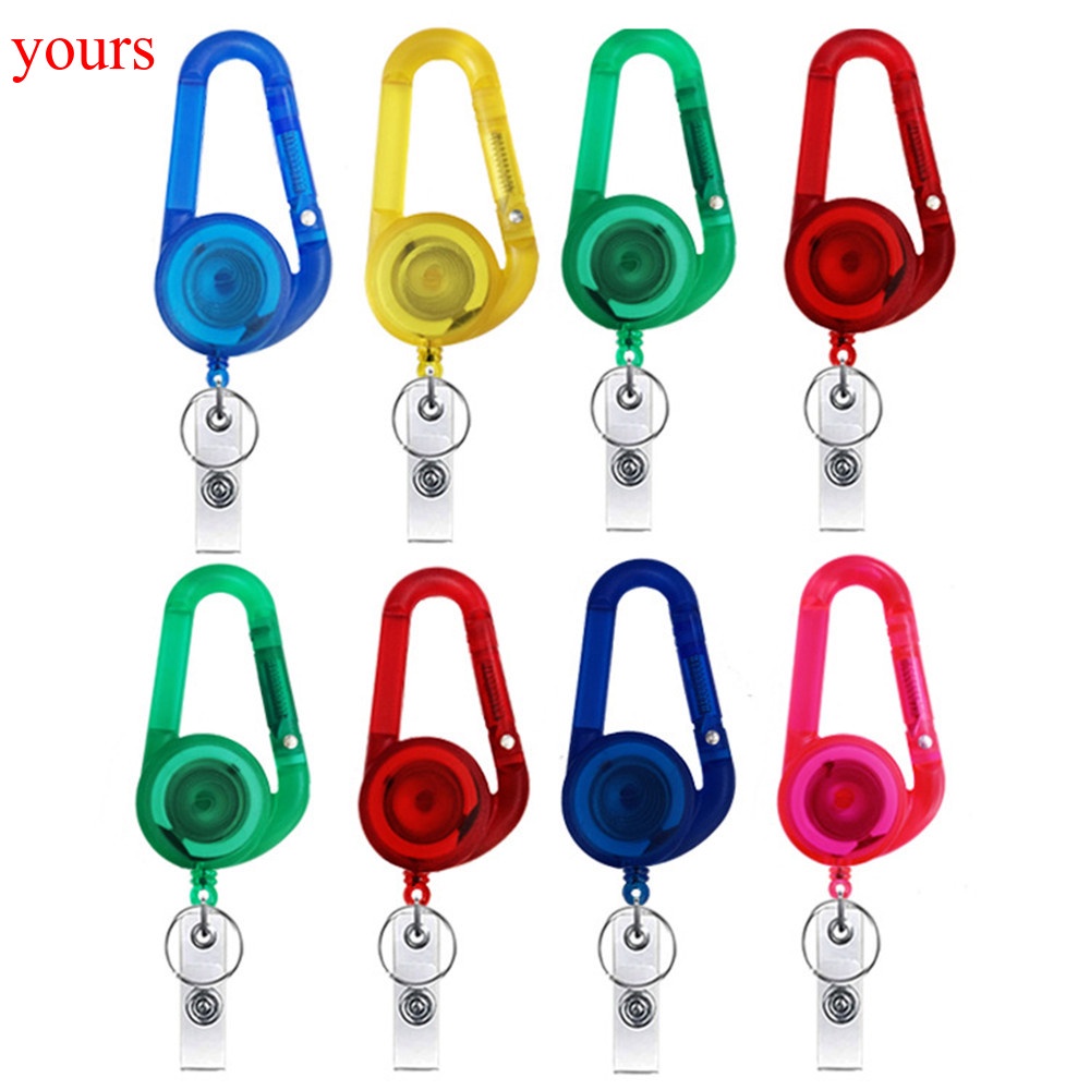 Dây Đeo Thẻ Tên / Bảng Tên 6 Màu Có Thể Thu Gọn Tiện Dụng Cho Học Sinh