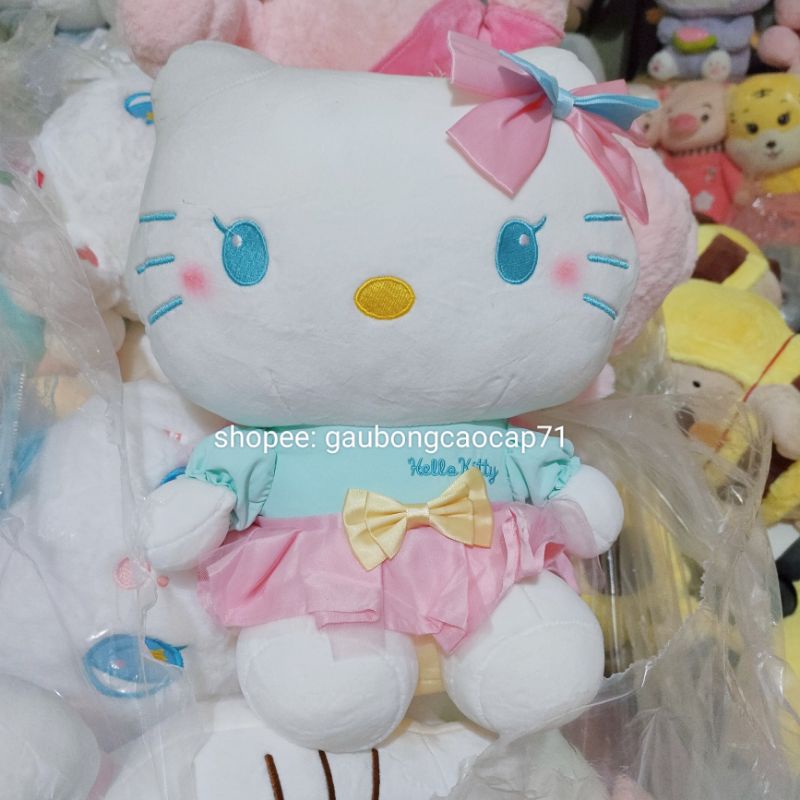 ❌gấu bông Mèo Hello Kitty mặt váy 35cm Phiên bản cao cấp, thú nhồi bông đồ chơi quà tặng bé